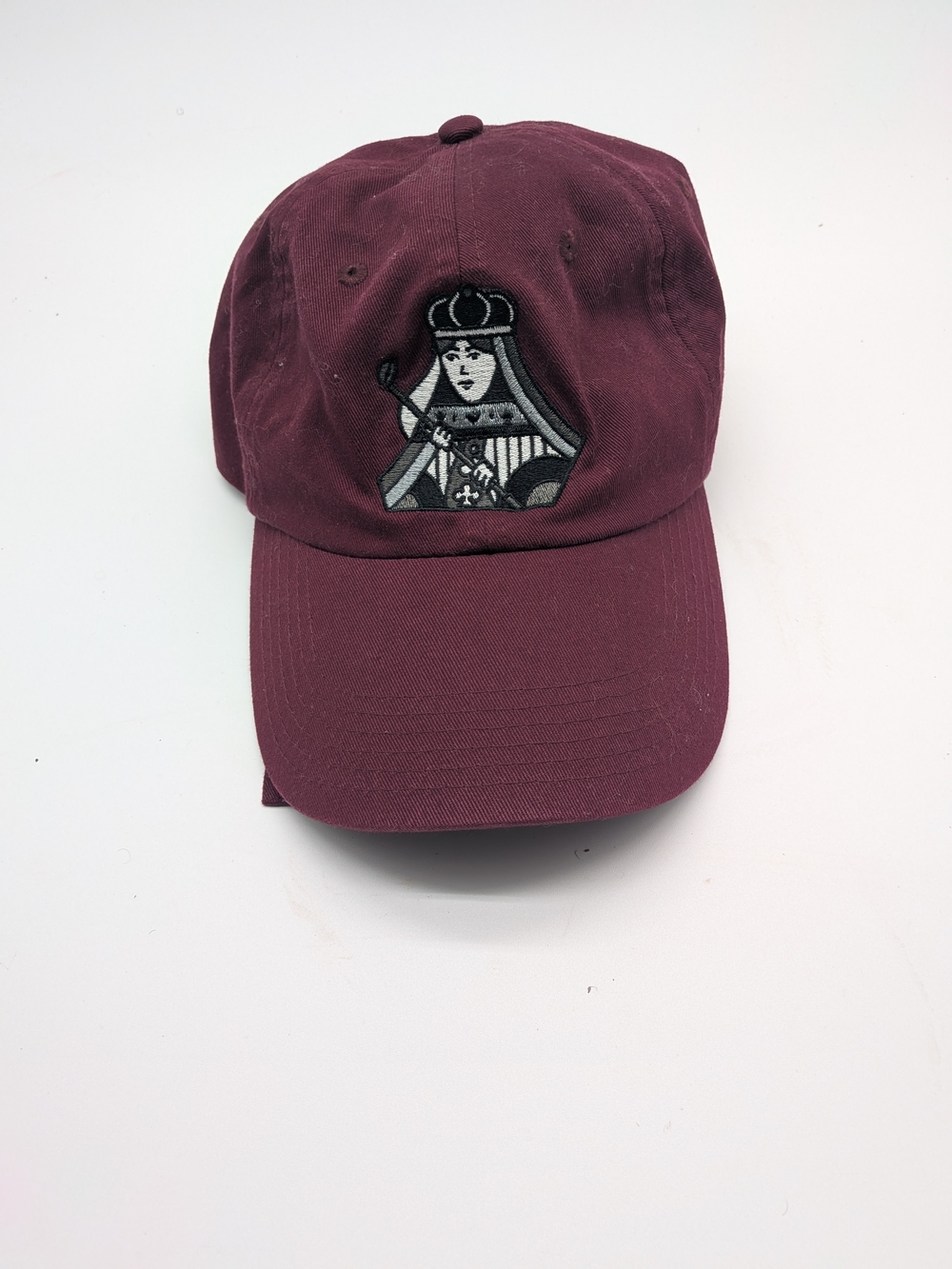 Foray Golf Maroon Queen of Hearts Baseball Cap